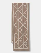 CALVIN KLEIN Шал в бежово с десен LV04F8076G