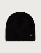 CALVIN KLEIN шапка дамска от вълнена материя черна LV04F8118G