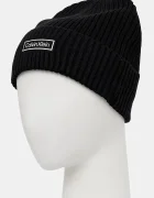 CALVIN KLEIN шапка мъжка от памук черна LV04D8053G