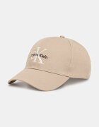 CALVIN KLEIN шапка с козирка мъжка от памук бежова LV04G5004G