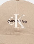 CALVIN KLEIN шапка с козирка мъжка от памук бежова LV04G5004G