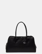 CALVIN KLEIN шопинг чанта дамска от имитация на кожа черна LV04F3368G