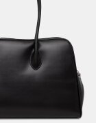 CALVIN KLEIN шопинг чанта дамска от имитация на кожа черна LV04F3368G