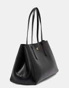 CALVIN KLEIN шопинг чанта дамска от имитация на кожа черна LV04F3502G