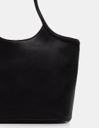 CALVIN KLEIN шопинг чанта дамска от имитация на кожа черна LV04F3562G