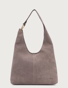 CALVIN KLEIN шопинг чанта дамска от велур виолетова LV04F3690G