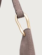 CALVIN KLEIN шопинг чанта дамска от велур виолетова LV04F3690G