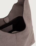CALVIN KLEIN шопинг чанта дамска от велур виолетова LV04F3690G