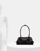 CALVIN KLEIN структурирана чанта дамска от имитация на кожа черна LV04F3369G