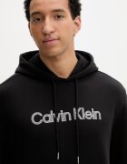 CALVIN KLEIN суичър с качулка мъжки памучен черен LV04LF241G