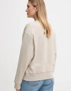 CALVIN KLEIN Суичър в бежово с меланжов десен LV044D203G