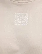 CALVIN KLEIN Суичър в бежово с меланжов десен LV044D203G