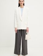 CALVIN KLEIN тениска дамска от модал синя LV044D246G