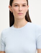 CALVIN KLEIN тениска дамска от модал синя LV044D246G