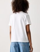 CALVIN KLEIN тениска дамска от памук бяла LV147C857G