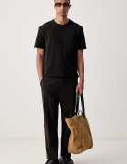 CALVIN KLEIN тениска мъжка от памук черна