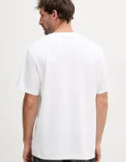CALVIN KLEIN тениска мъжка от памук с еластан бяла LV04LC241G
