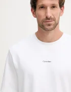 CALVIN KLEIN тениска мъжка от памук с еластан бяла LV04LC241G