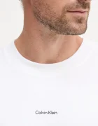CALVIN KLEIN тениска мъжка от памук с еластан бяла LV04LC241G