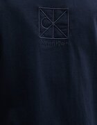 CALVIN KLEIN тениска мъжка от памук тъмносиня LV14RF817G