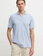 CALVIN KLEIN Тениска с яка с лен