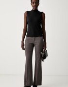 CALVIN KLEIN топ дамски с модал черен LV044H210G