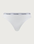 Calvin Klein Underwear бикини дамски от памук с еластан 3 броя сини LV00QD5207