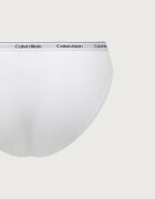 Calvin Klein Underwear бикини дамски от памук с еластан 3 броя сини LV00QD5207