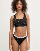 Calvin Klein Underwear бикини дамски от памук с еластан черни 000QD5044E