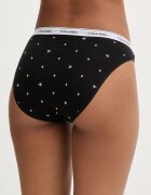 Calvin Klein Underwear бикини дамски от памук с еластан черни 000QD5044E