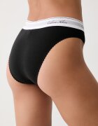 Calvin Klein Underwear бикини дамски с памук черни LV00QF9073