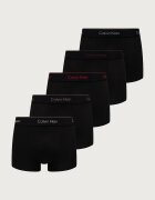 Calvin Klein Underwear боксерки мъжки от памук с еластан 5 броя черни LV00NB4390