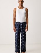 Calvin Klein Underwear долнище на пижама мъжко от памук сиво LV00NM2830