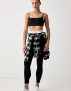 Calvin Klein Underwear клин дамски черен с висока талия LV00QS7697