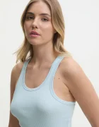 Calvin Klein Underwear Памучен топ (3 броя) в сиво LV00QS7493