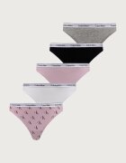 Calvin Klein Underwear прашки дамски 5 броя розови LV00QD5221