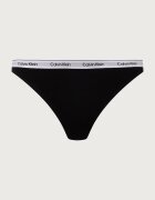 Calvin Klein Underwear прашки дамски от памук с еластан 3 броя сиви LV00QD5209