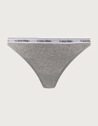 Calvin Klein Underwear прашки дамски от памук с еластан 3 броя сиви LV00QD5209