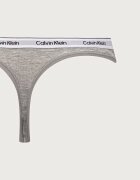 Calvin Klein Underwear прашки дамски от памук с еластан 3 броя сиви LV00QD5209