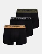 Calvin Klein Underwear прилепнали боксерки мъжки 3 броя черни LV00NB4409
