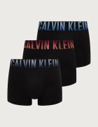 Calvin Klein Underwear прилепнали боксерки мъжки от памук с еластан 3 броя черни LV00NB4626