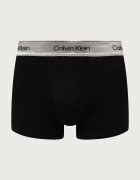 Calvin Klein Underwear прилепнали боксерки мъжки с памук 3 броя черни LV00NB4730