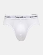 Calvin Klein Underwear Слипове мъжки от памук с еластан 3 броя бели LV00NB4388