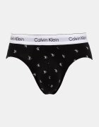 Calvin Klein Underwear Слипове мъжки от памук с еластан 3 броя бели LV00NB4388