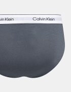 Calvin Klein Underwear слипове мъжки от памук с еластан 3 броя сиви LV00NB4388