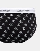 Calvin Klein Underwear слипове мъжки от памук с еластан 3 броя сиви LV00NB4388