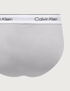 Calvin Klein Underwear слипове мъжки от памук с еластан 3 броя сиви LV00NB4563