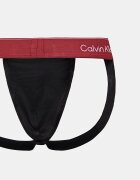 Calvin Klein Underwear спортни слипове мъжки от памук с еластан 3 броя черни LV00NB4382
