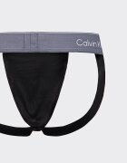Calvin Klein Underwear спортни слипове мъжки от памук с еластан 3 броя черни LV00NB4382
