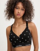 Calvin Klein Underwear сутиен тип бралет с памук черен LV00QF8500